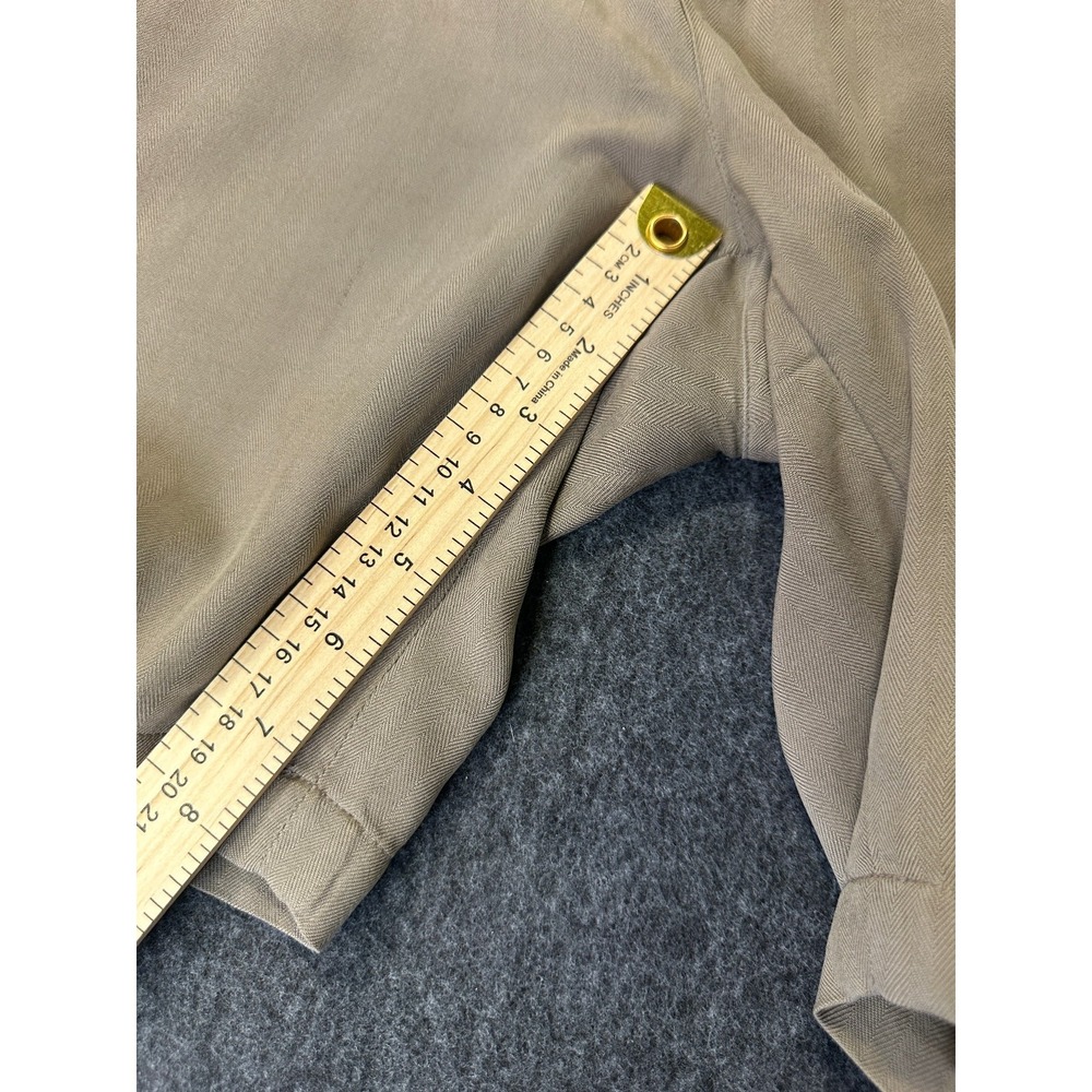 Tommy Bahama Silk Shorts Mens Size 40 Beige Chino Pleated Outdoor Golf *Flawed - Picture 9 of 16